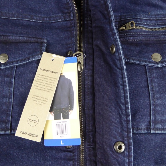 Levi’s Cotton Blend Stretch Moto Field Jacket NWT - Picture 8 of 8